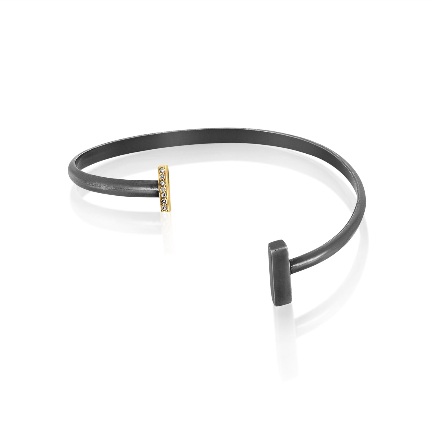 Single Diamond Bar Bracelet