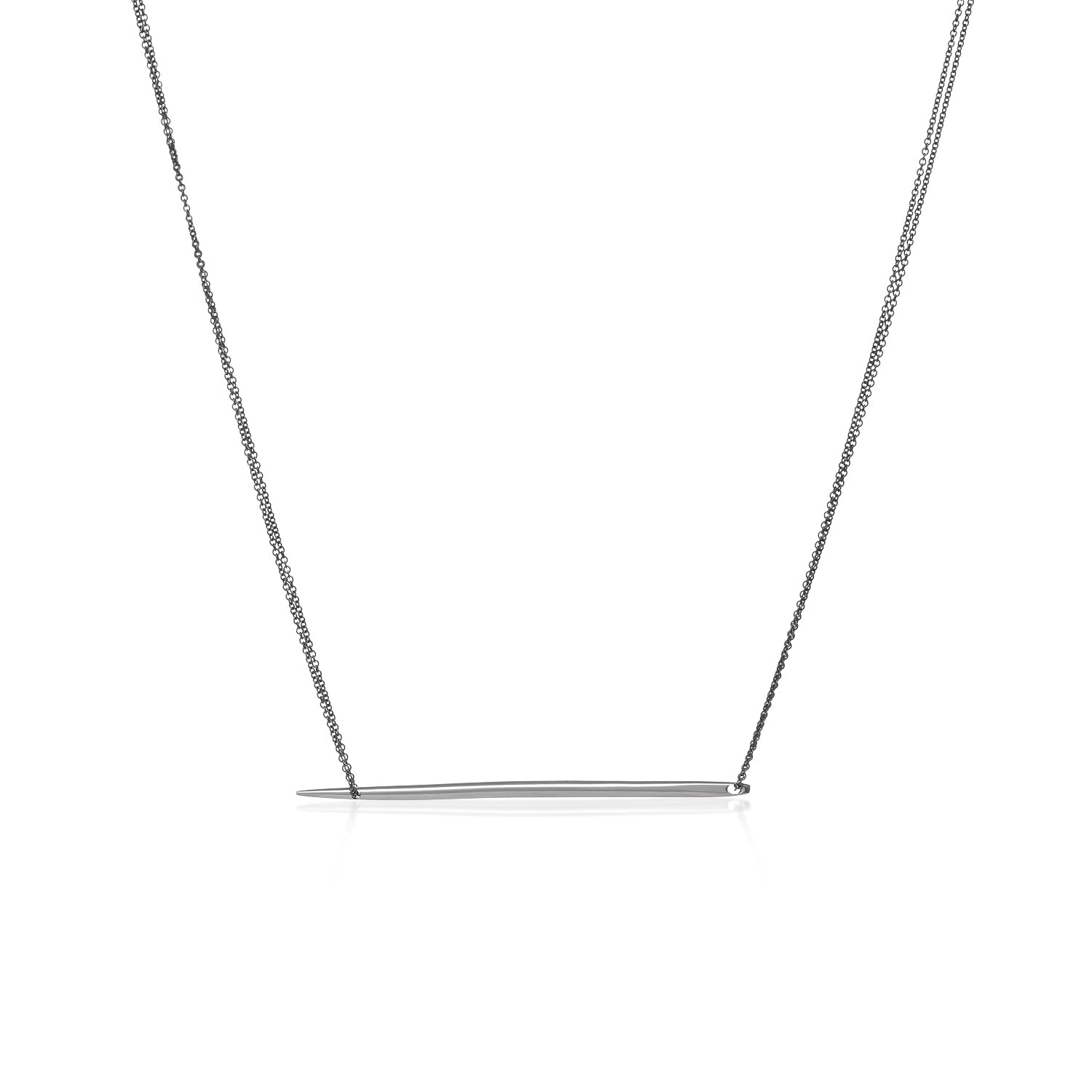 Horizontal Spike Necklace
