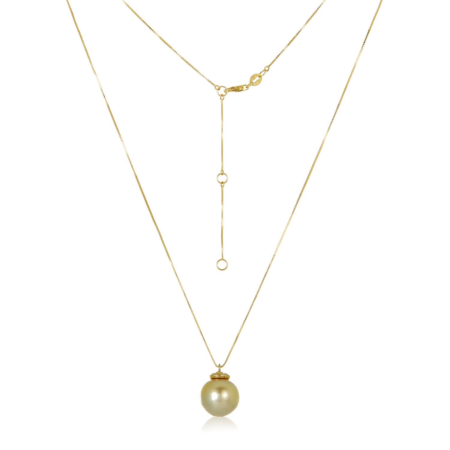Tahitian Pearl Pendant Necklace in 14k