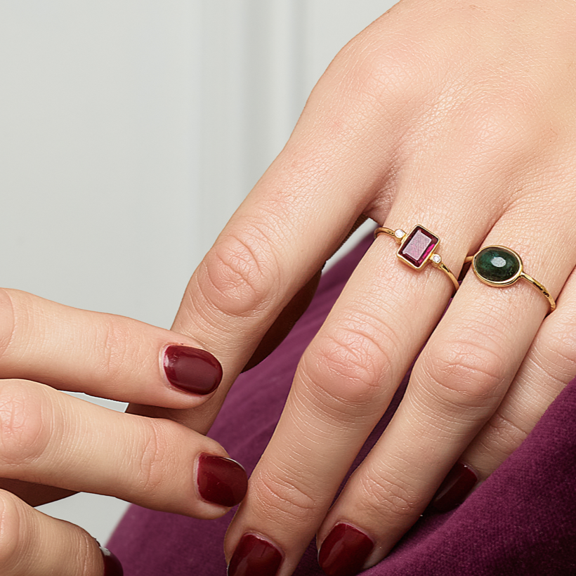 Natural Tourmaline ring 14k
