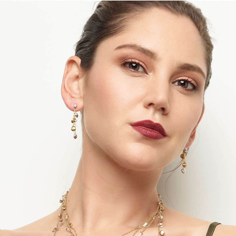 CZ Post Earrings