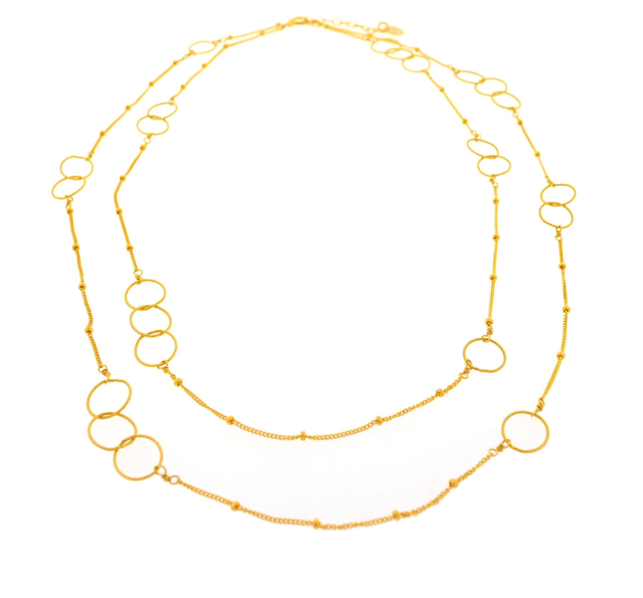 Jennifer Necklace Mixed Metal