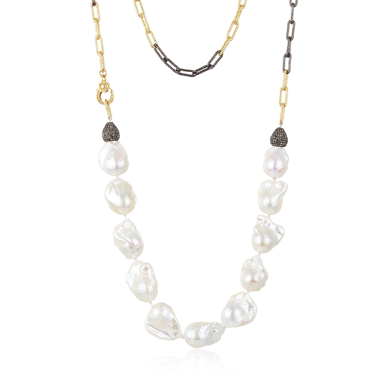Cleo Baroque Pearl Necklace