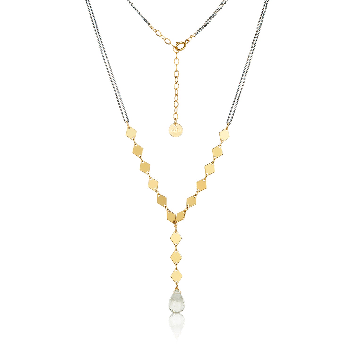 Geometric Drop Necklace
