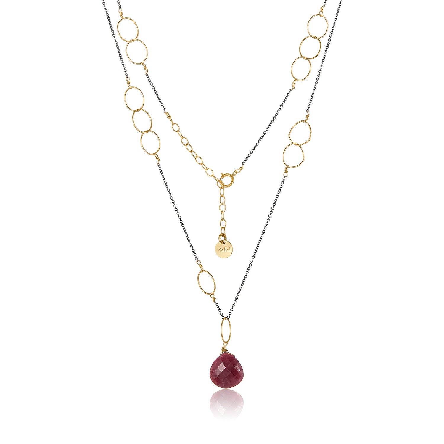Jennifer Necklace - Ruby