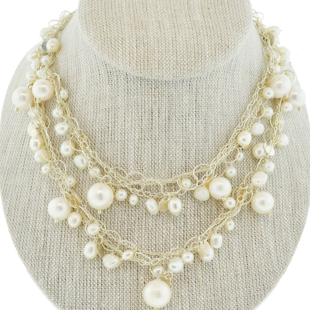 Venus Pearls and Charms Necklace