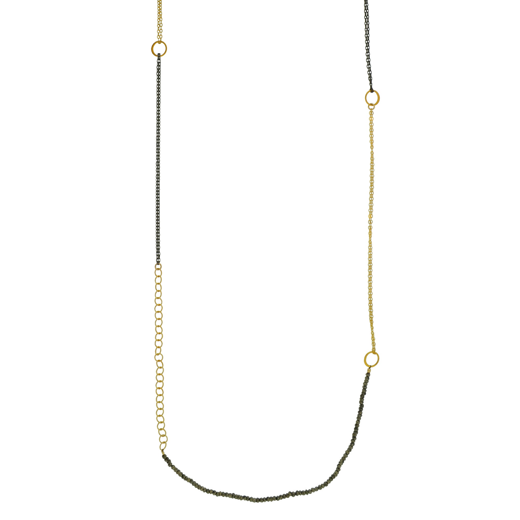 Necklace Of Azure-Pyrite