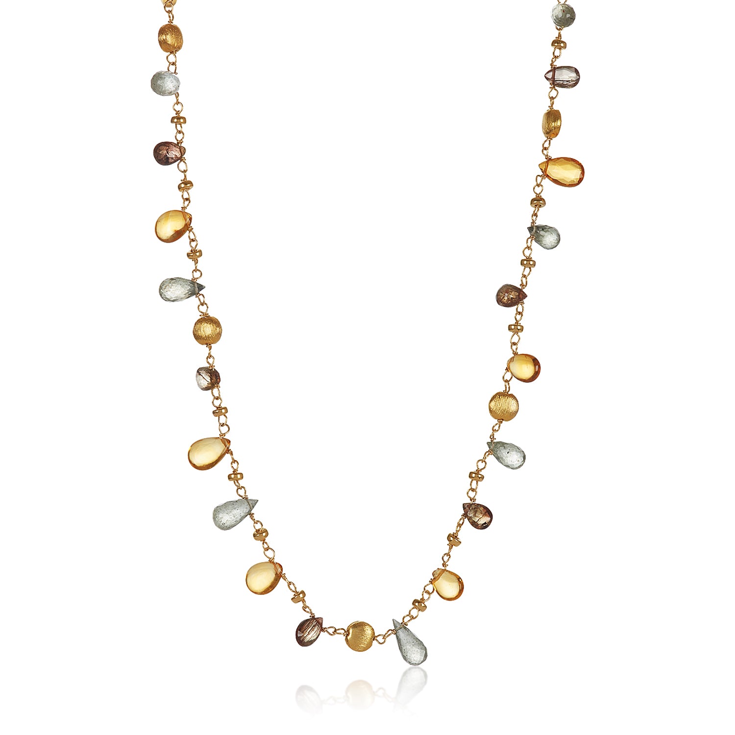 San Francisco Hearts Long Necklace