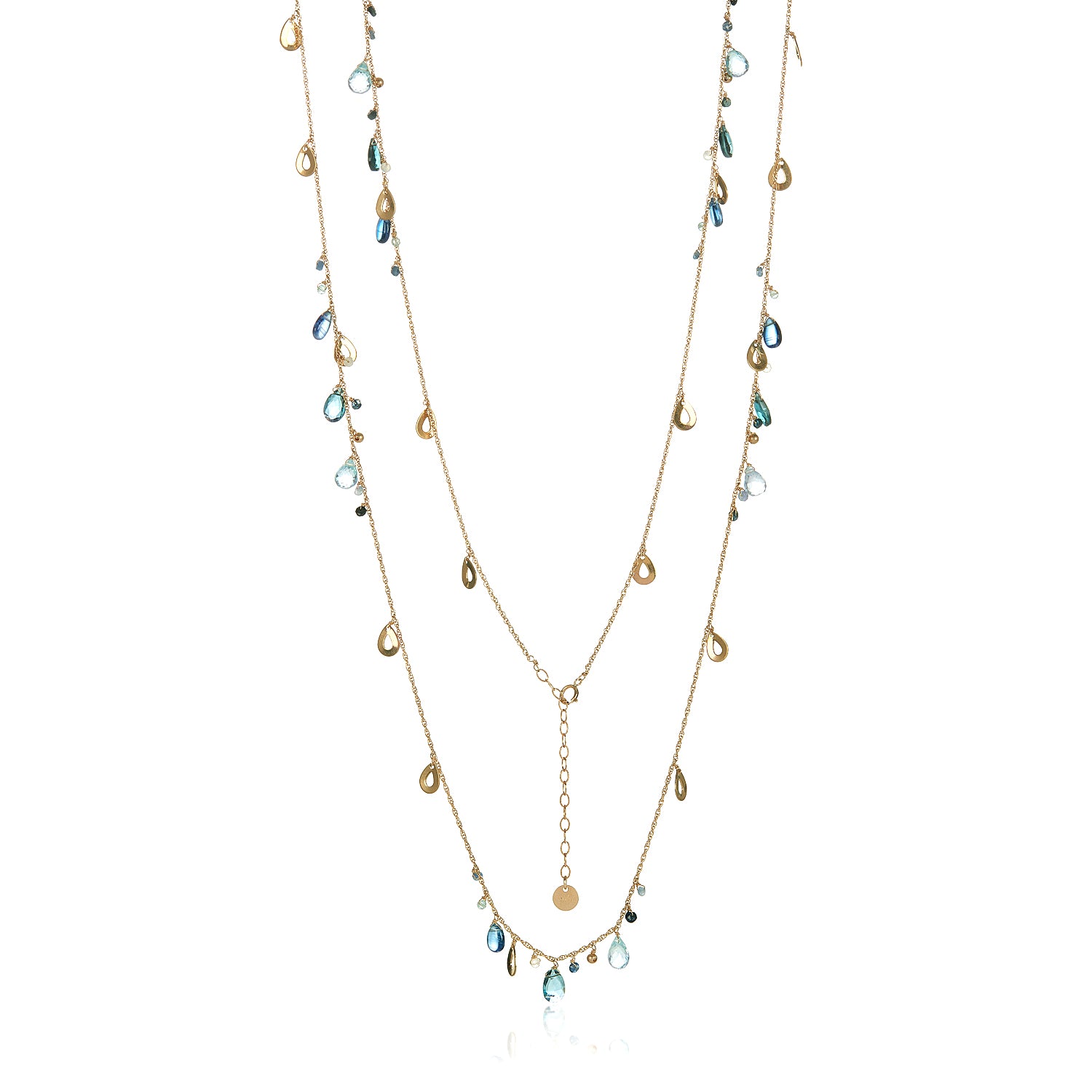 Long Mixed Gem Necklace