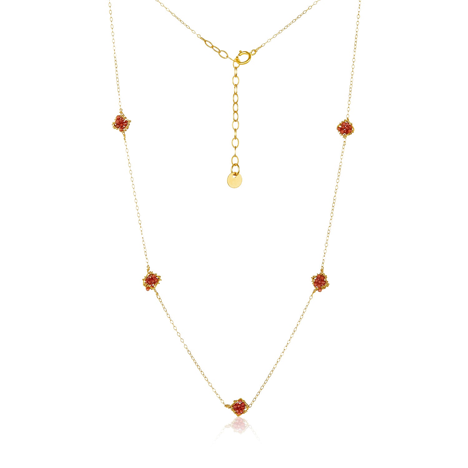 Dainty Garnet Necklace