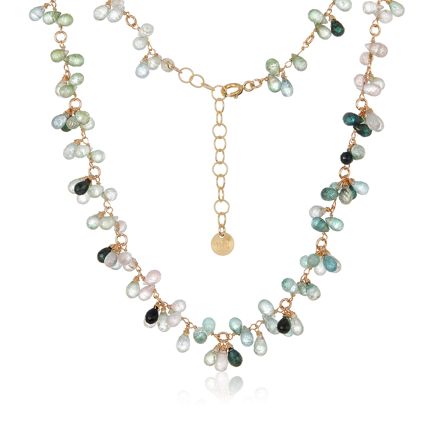 San Francisco Hearts Cluster Necklace