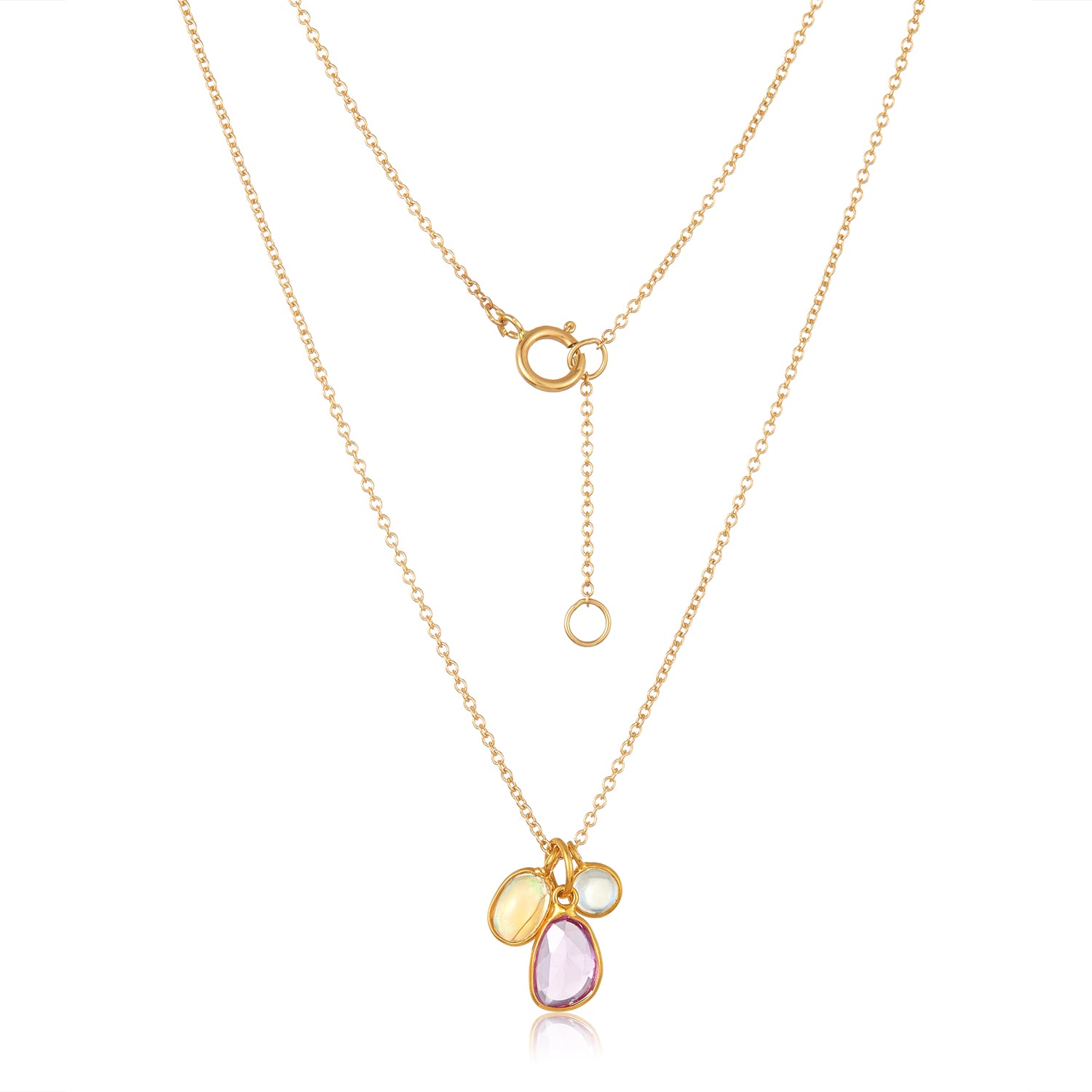 Sugar bushes Necklace In 14K