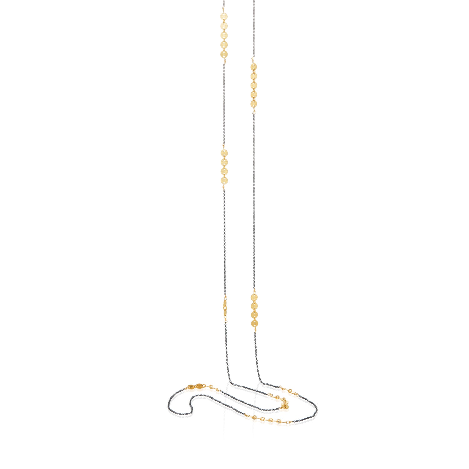 Coin charm Long Necklace