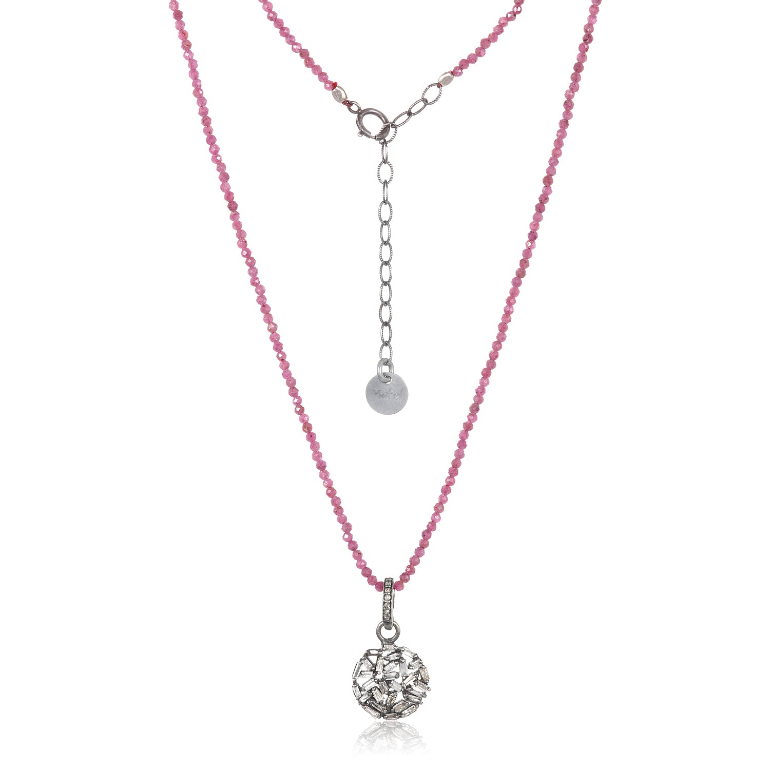 Ruby Diamond Pendent Necklace