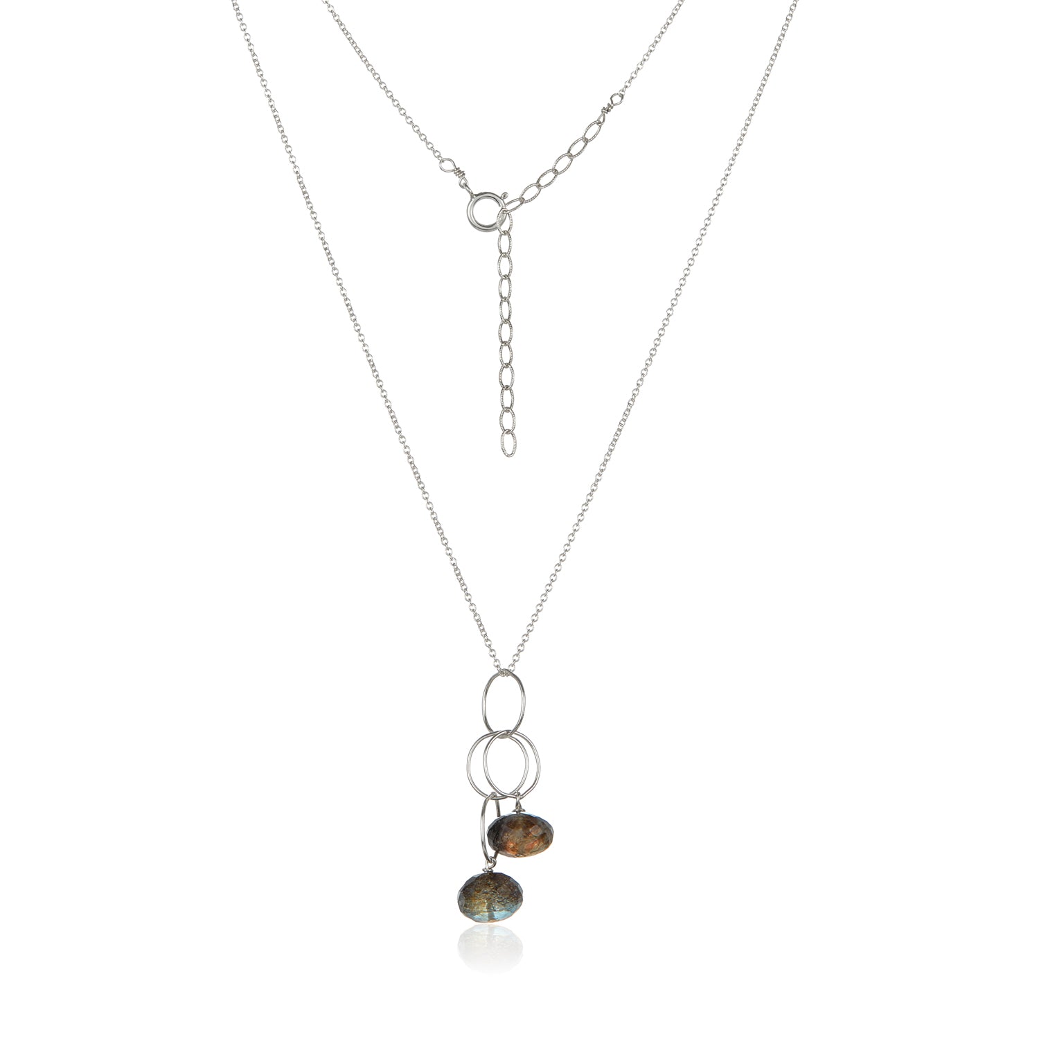 Dew Drop-Labradorite or Amethyst