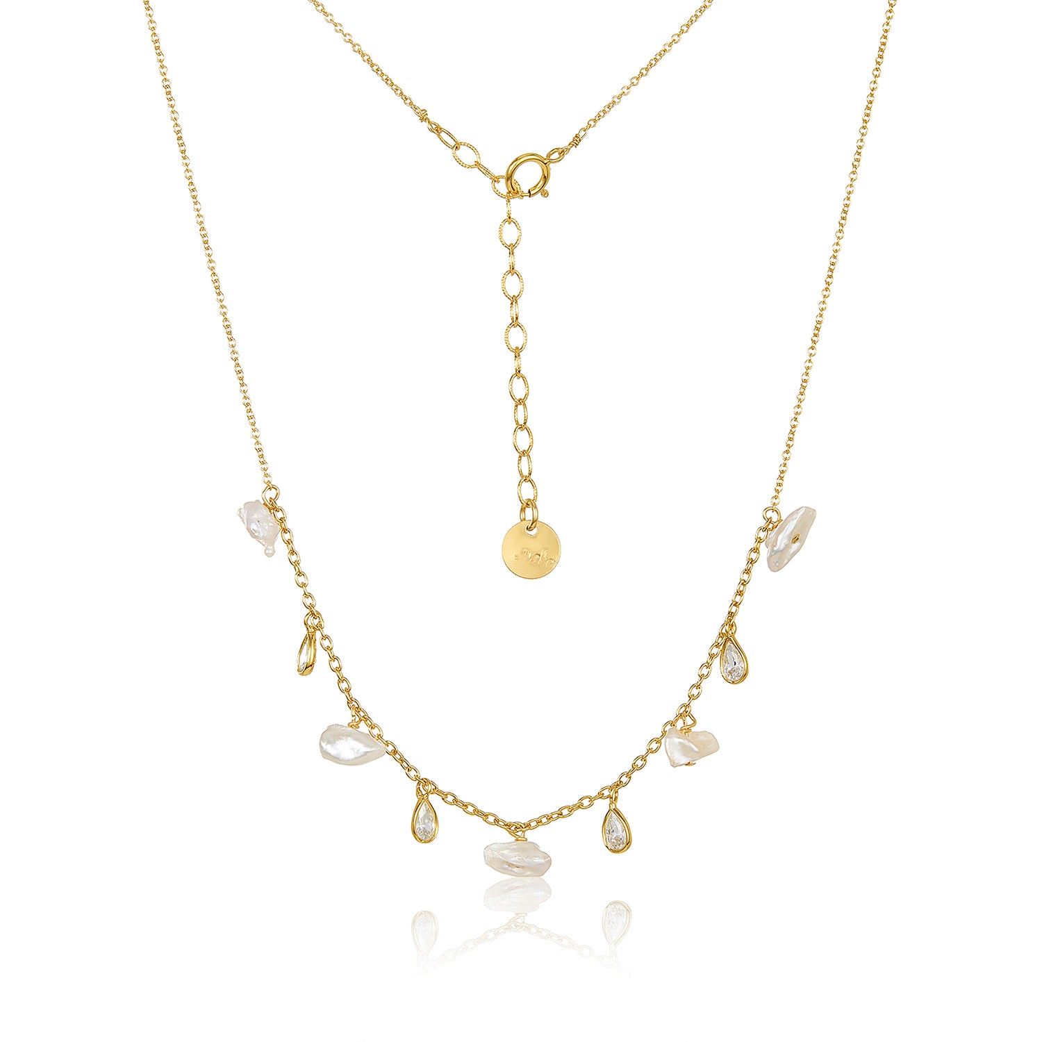 Rio Half Way Gold Necklace