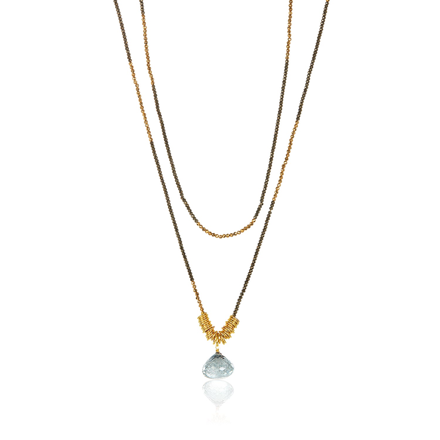 Eden's Green Quartz Apple Necklace