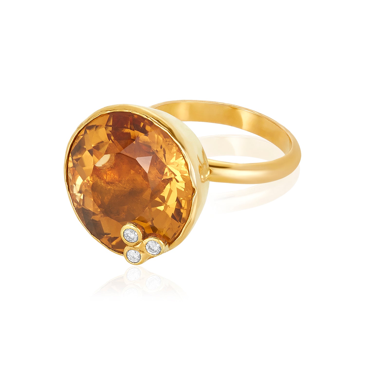 Cynthia Citrine Ring-14K GOLD