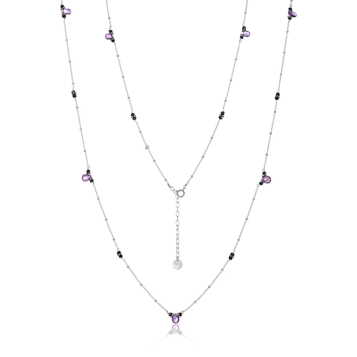 Flapper Chic Necklace - Amethyst