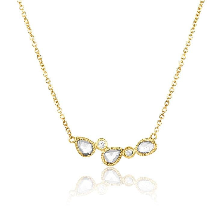 Organic Luxe Diamond Necklace
