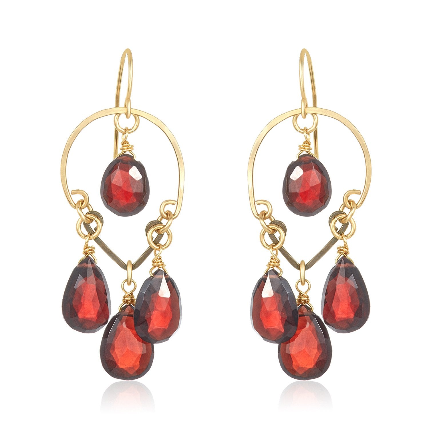 Gem Chandelier Earrings