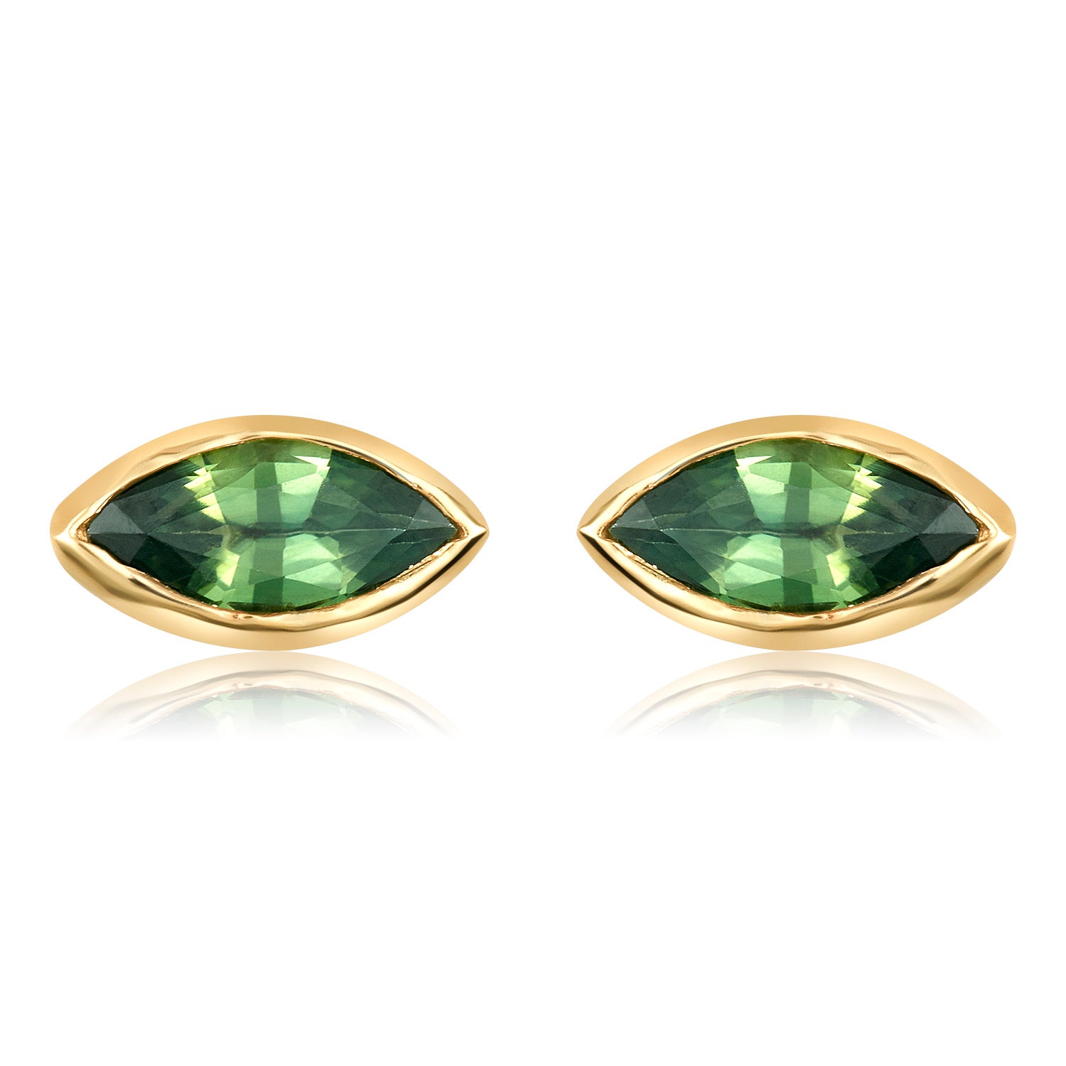 Peekaboo Sapphire Studs