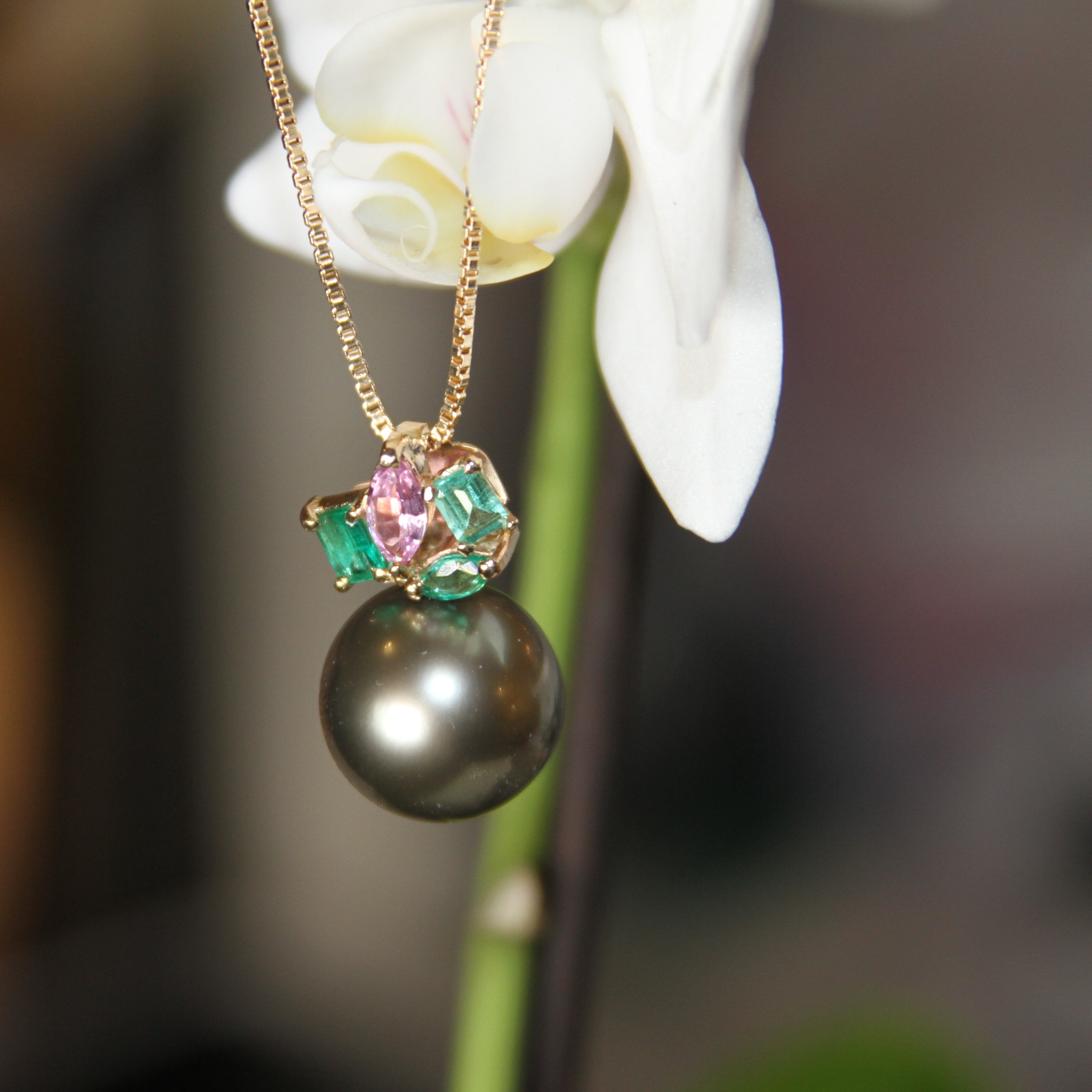 Spring Tahitian Pearl Necklace