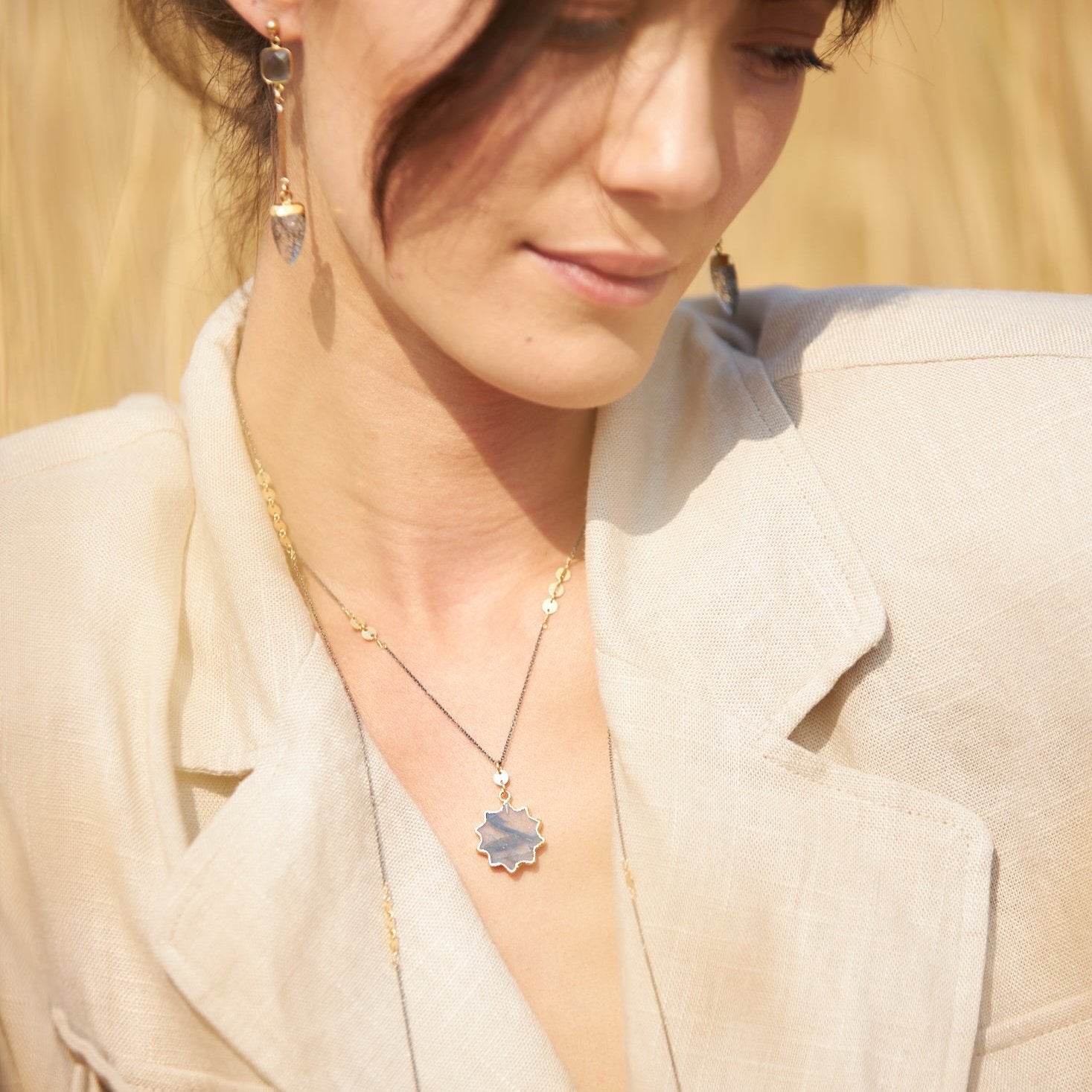 Glory Coin Charm Necklace