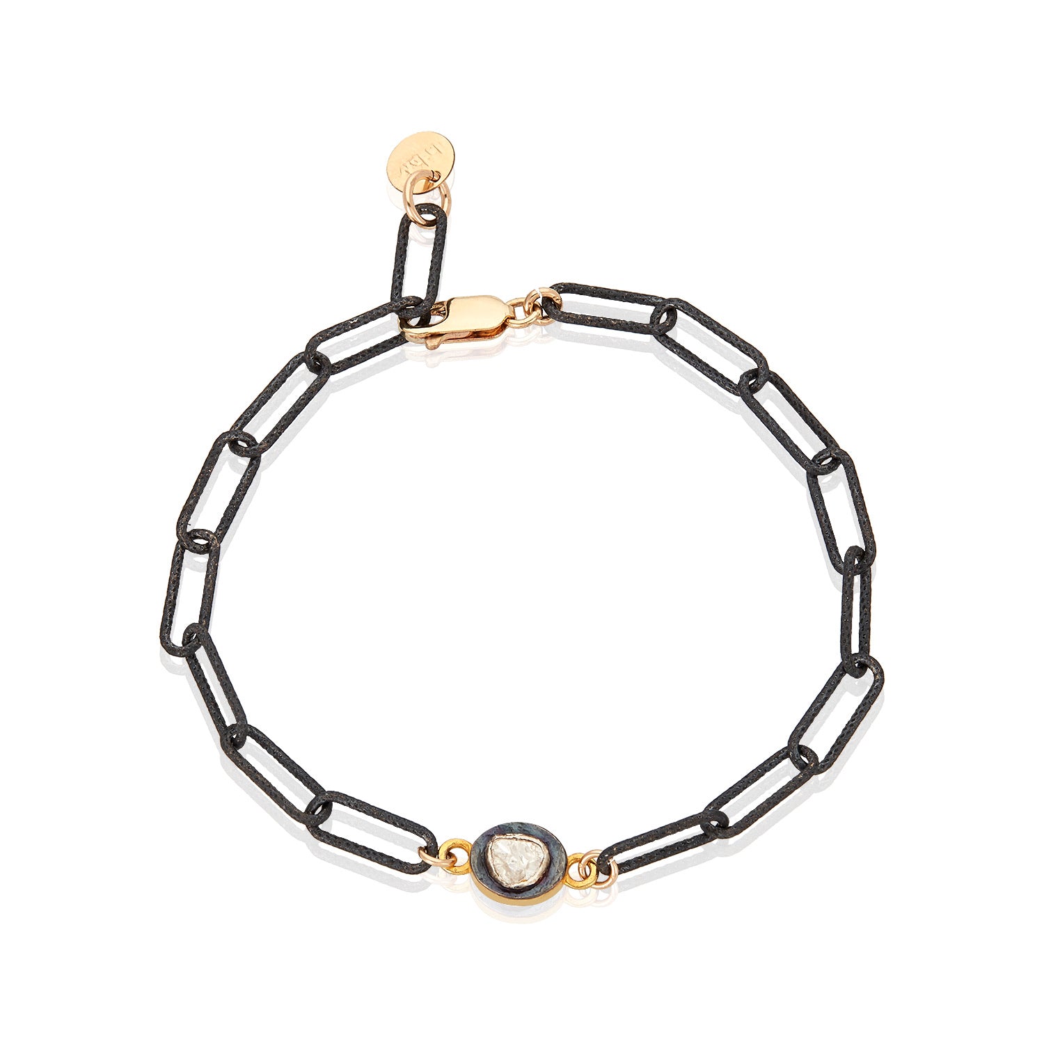 Single Rose Cut Diamond Bracelet