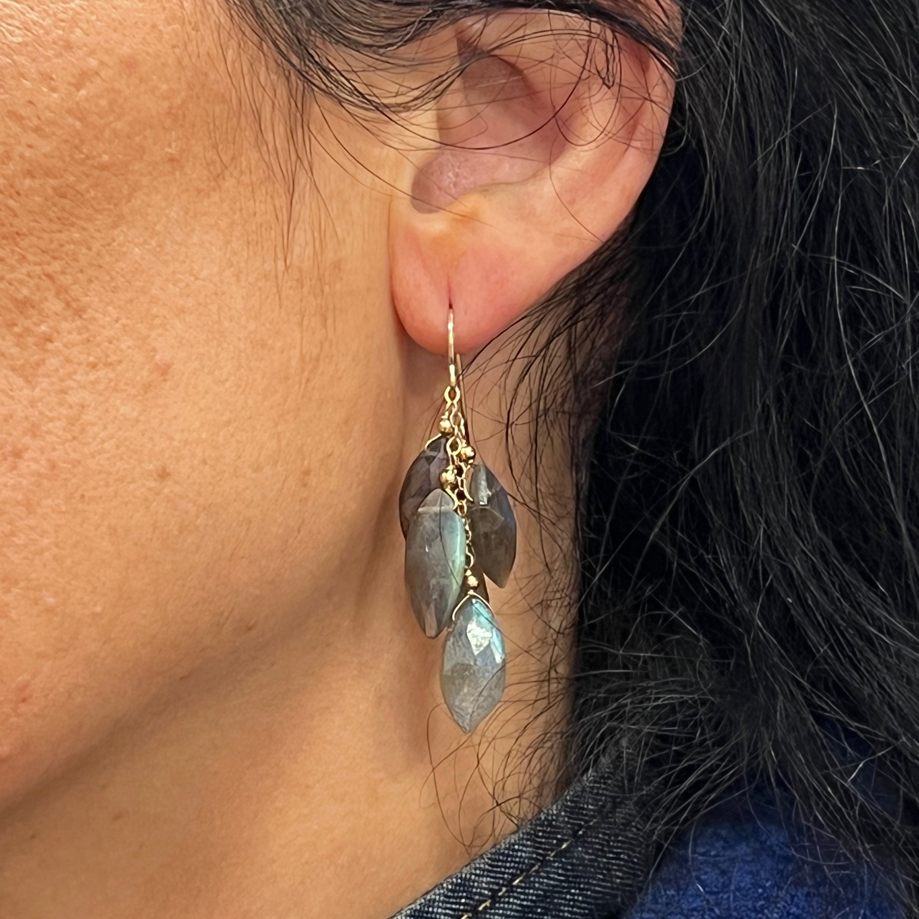 Flo Marquise Gem Earrings