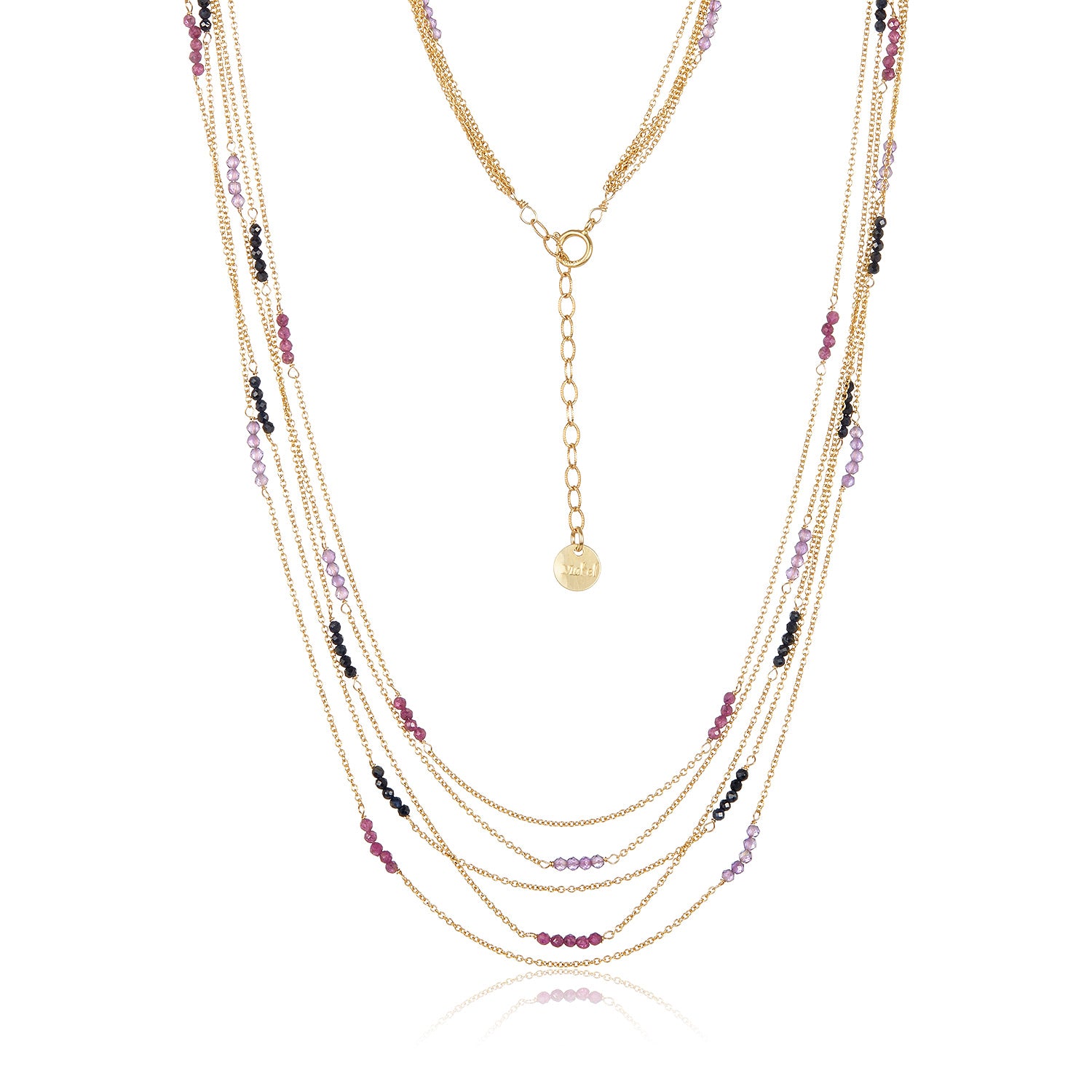 Multi Strand II Necklace - Sapphire