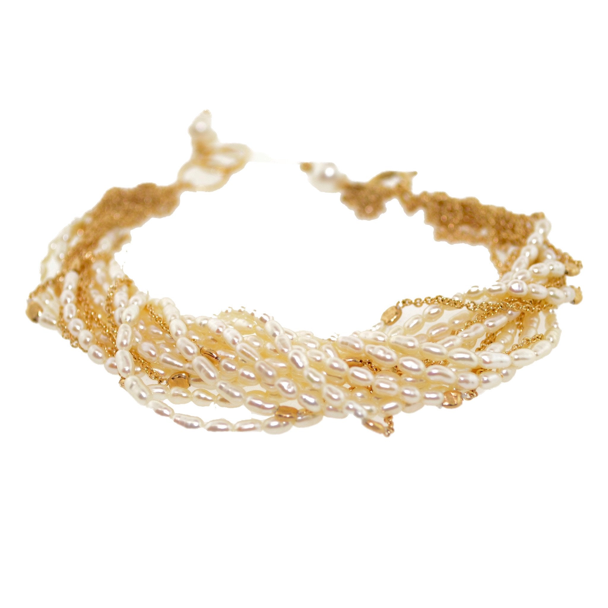 Golden Dolores Pearl Bracelet