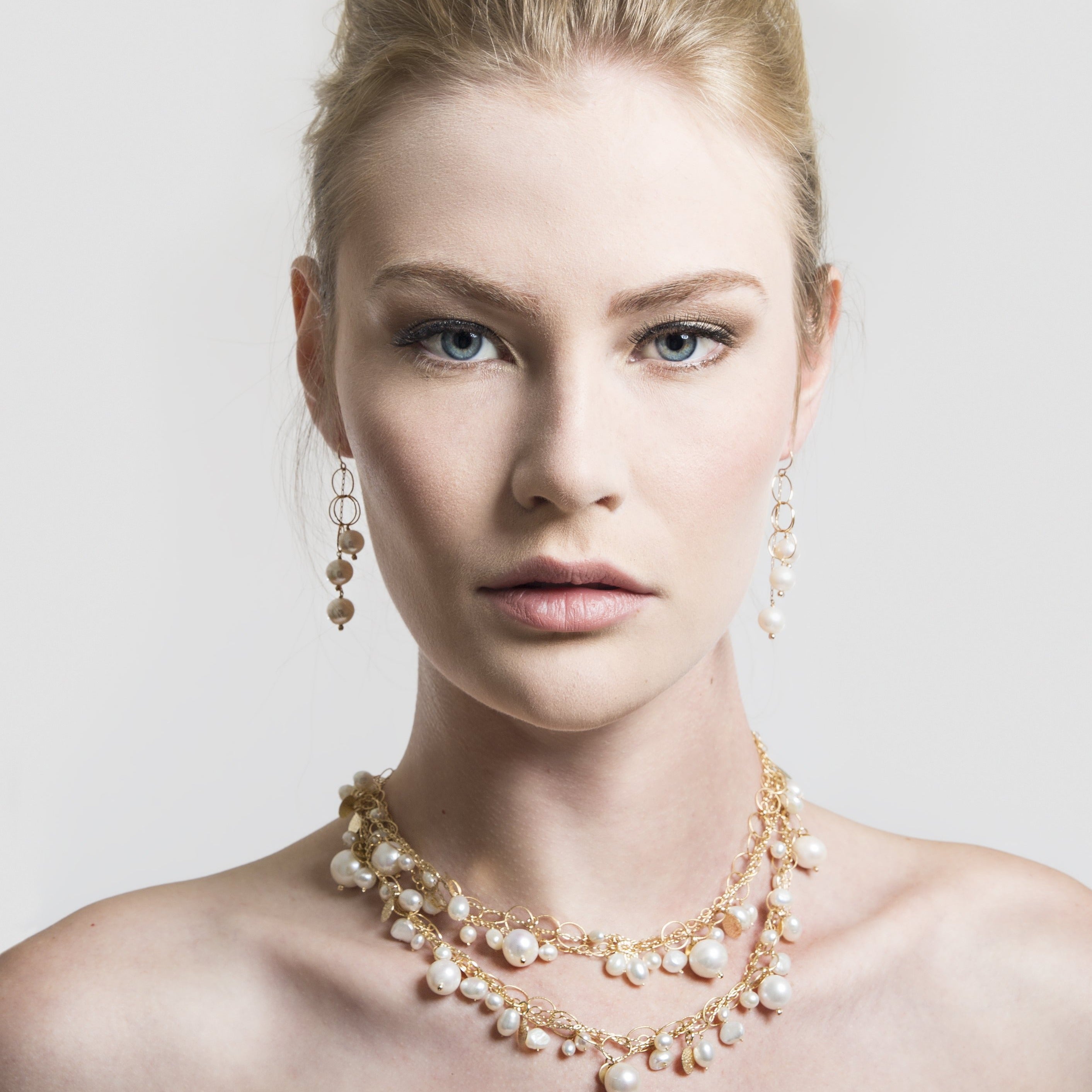 Venus Pearls and Charms Necklace