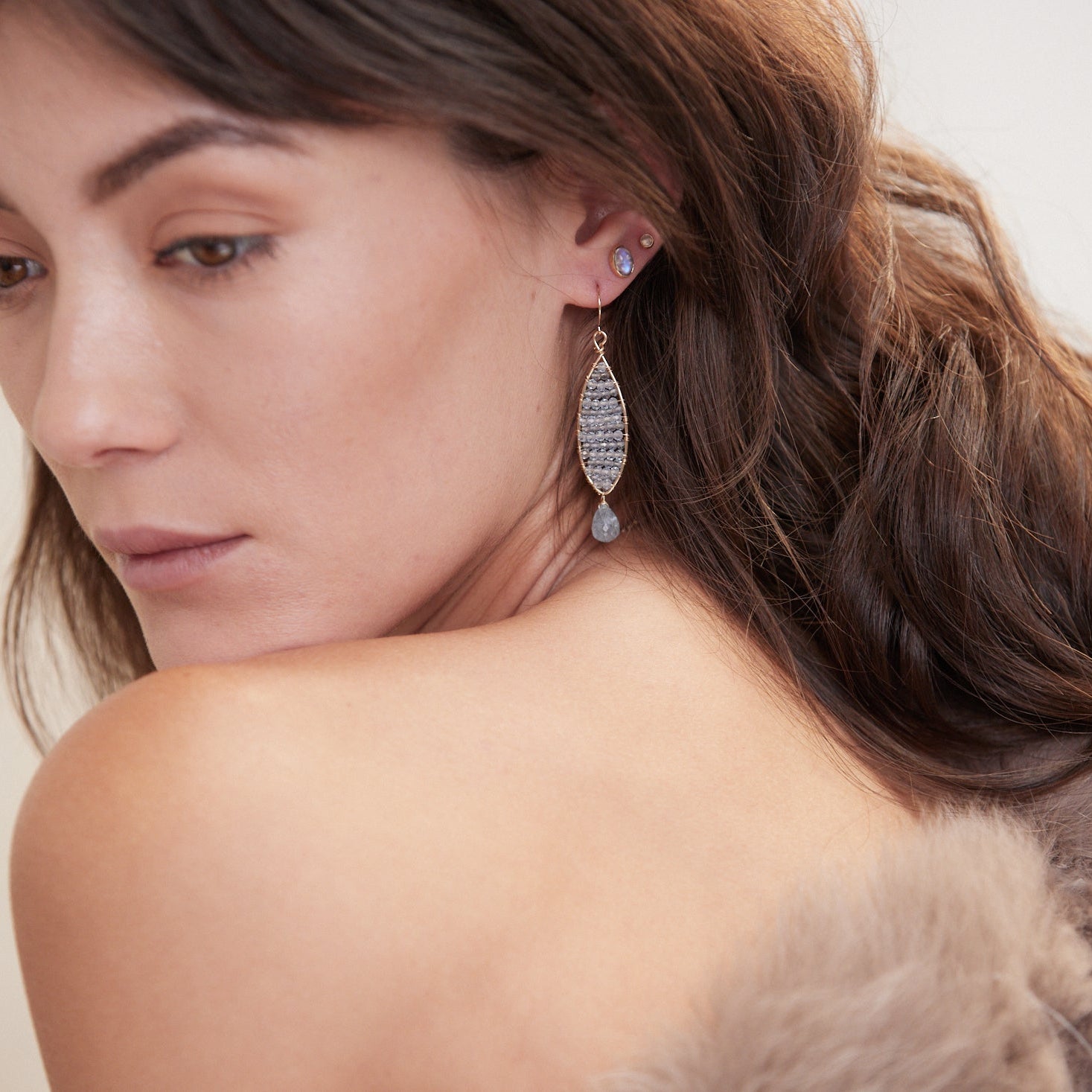 Midnight Moon Earrings