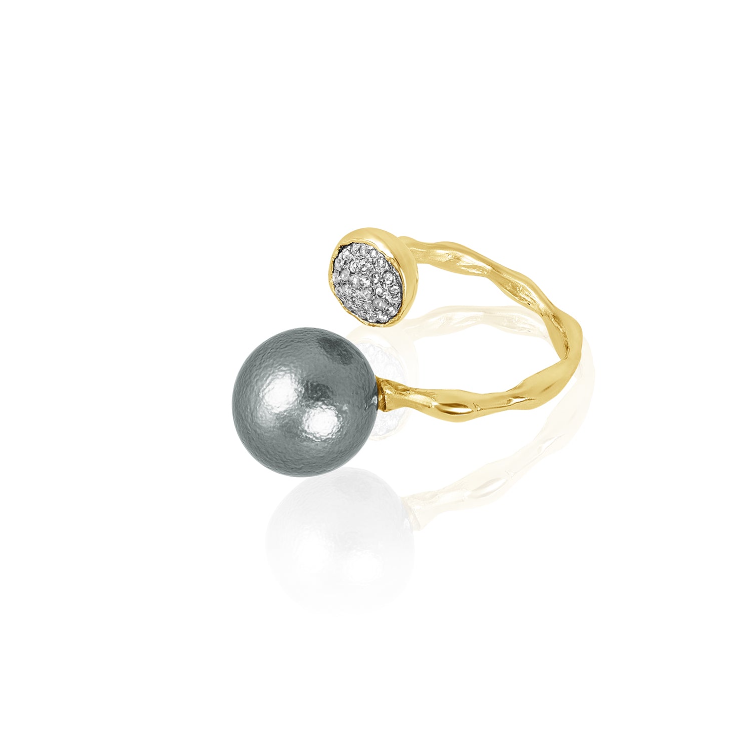 Gemini Pearl Ring
