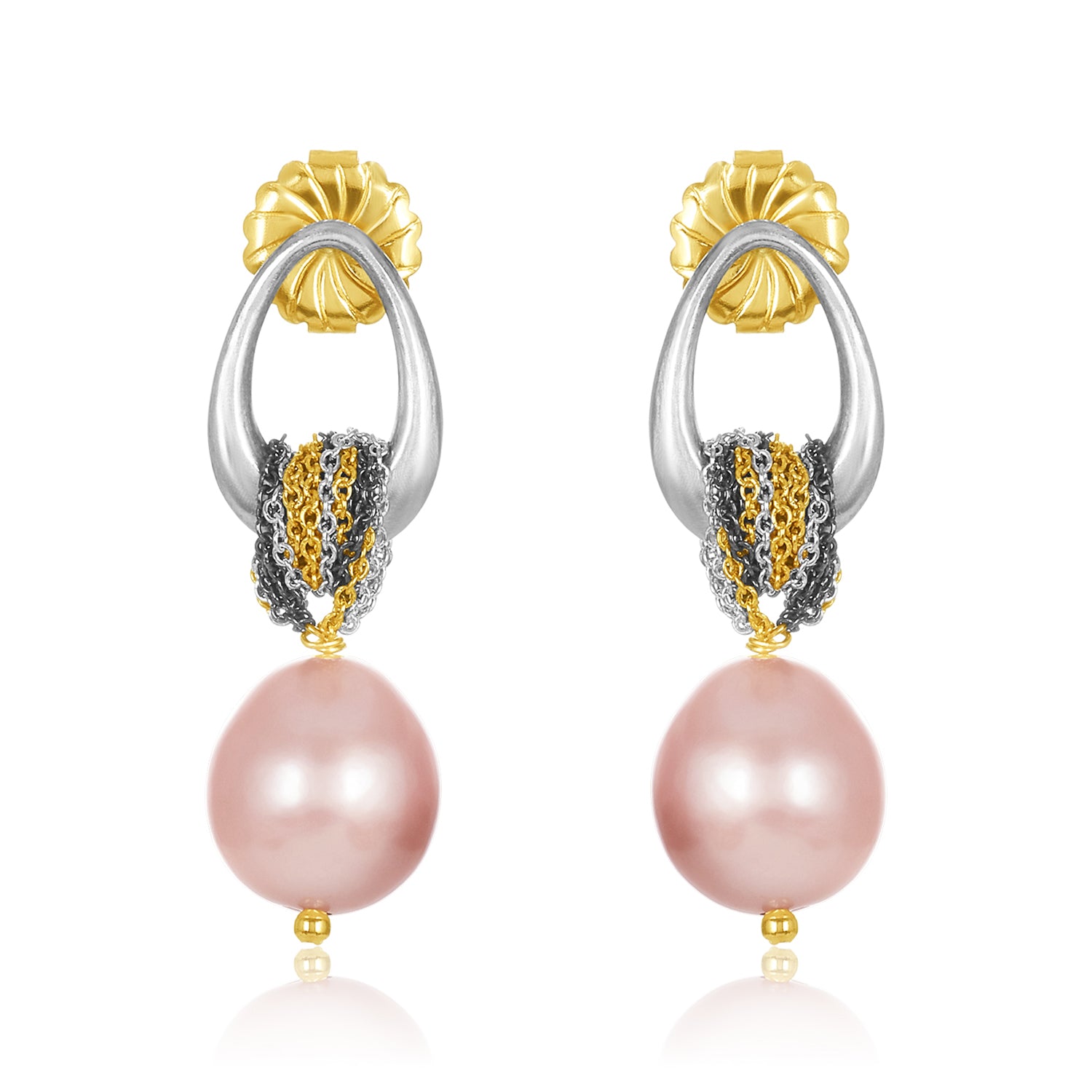 Thewa Jewellery Drop Shape Earrings with Real Stones – ThewaStore